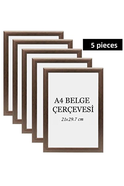 Araste 21x30 (A4) 5 кафяви рамки (A качество) PVC модел