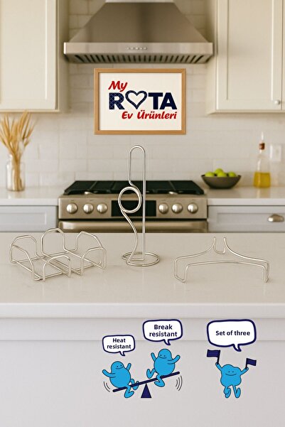 MY ROTA EV ÜRÜNLERİ Service Presentation Set, Route Paper Towel Holder, Squar...