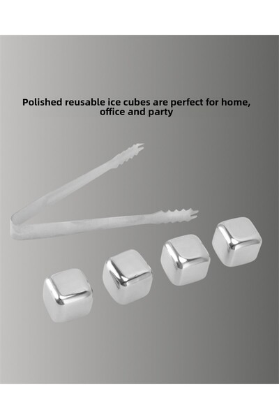 Clevora Stainless Metal Ice Cube Suit with Rapid Cooling