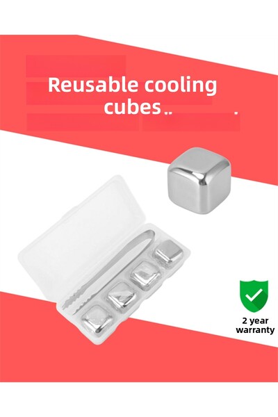 Clevora Stainless Metal Ice Cube Suit with Rapid Cooling