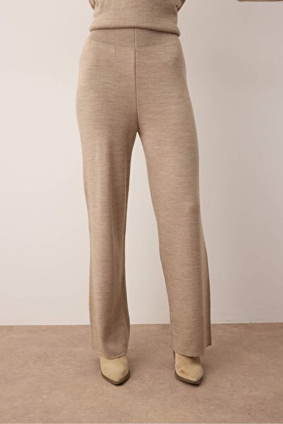 Trendyol Modest Mink Bias Collar Detailed Knitwear Bottom-Top Set Tctaw25Us00006