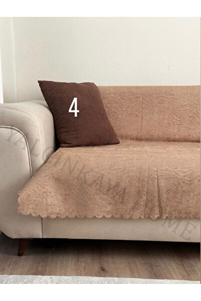 YALÇINKAYA HOME Desenli ,Kadife , Süngerli Kaymaz Taban Koltuk - Çekyat Örtüsü 170x205cm