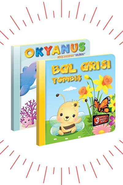 Kids Babies 3 Boyutlu, Hareketli Kitaplar "bal Arısı Ve Tombiş" Pop-up Kitap