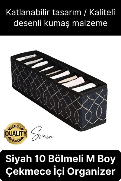 Svein Organizator cu 10 compartimente în interiorul sertarului Organizator de...