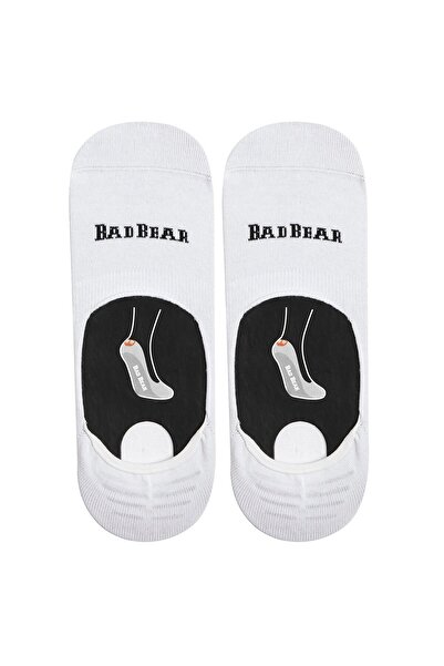 Bad Bear Core Zero White Unisex Ballerina Socks