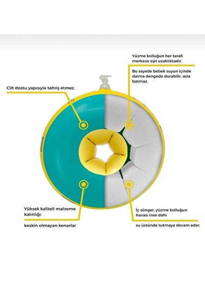 babyfin Baby Fin Başlangıç Seviye Yüzme Kolluk | Baby Fin Süngerli Deniz Kolluğu Çocuk Güneş Kremi