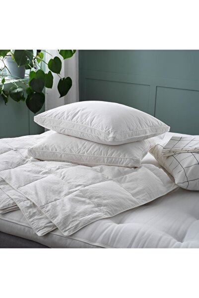 IKEA Fjallhavre Double Duvet, White, 240x220 Cm, Light Warm