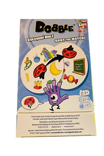 Asmodee DOBBLE Çocuk ECO (Kids ECO)