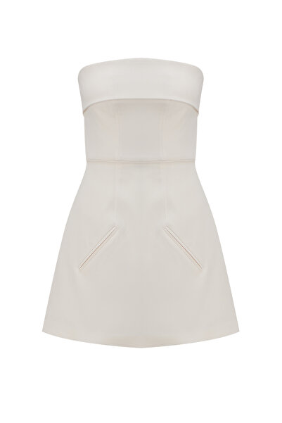 ASH.DESIGN Timeless Beyaz Elbise