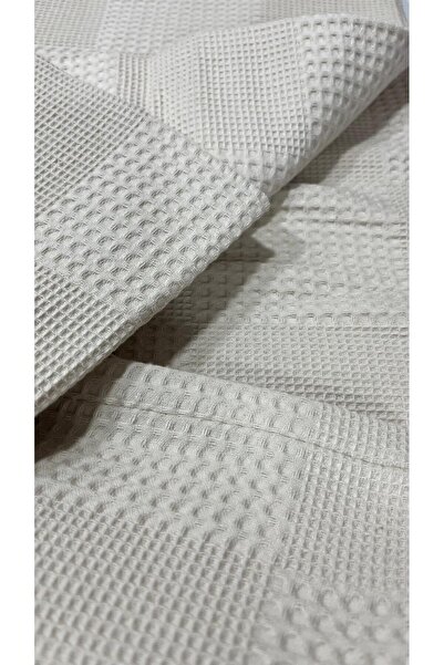 CANDAN ÇEYİZ Double Pike Summer 100% Cotton Anti-Sweat Natural Waffle 200X235 Summer Pike