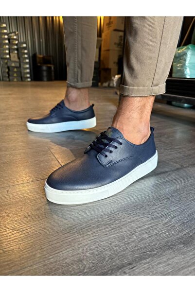 Knack Navy Blue Casual Shoes - 077 Model