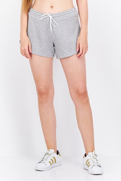 Reebok Women Sportswear Fit Outdoor Shorts, Heather Grey