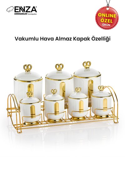 Enza Ares Standlı Baharat Takımı 15 Parça