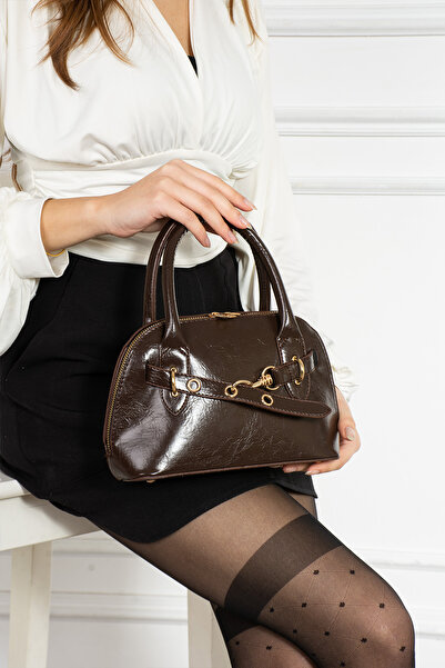 HONEY BAG حقيبة يد نسائية وحقيبة كروس وكتف من مونيكا ذات مقبض مزدوج مع نظام قفل خاص