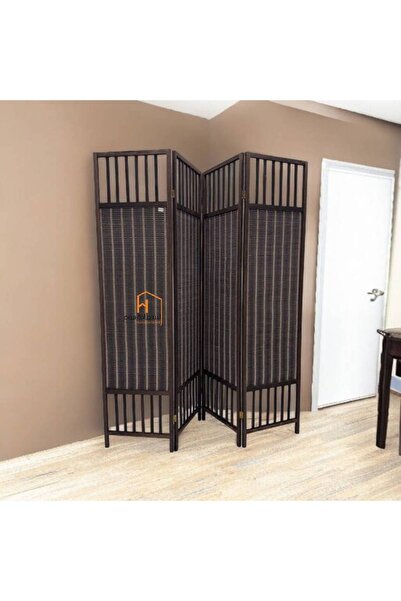 Al Saada Home فاصل غرفة 180-180-45 سم - أسود