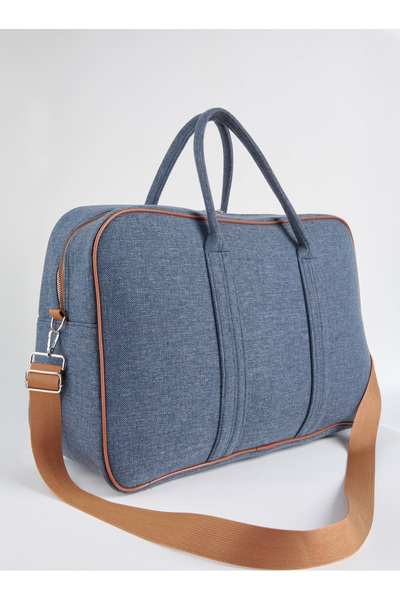 Vivaq Унісекс темно-синя шкільна сумка для мами та дитини, великого розміру, на блискавці, з кишенями для рук та плечей