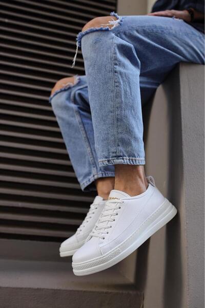 Knack 010 Model White Sneakers Shoes