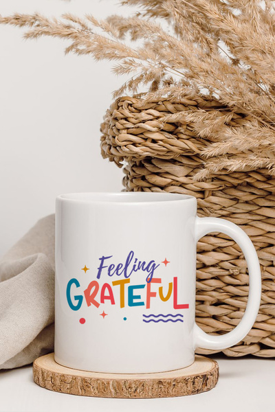 shop كوب مطبوع عليه الشعور بالامتنان