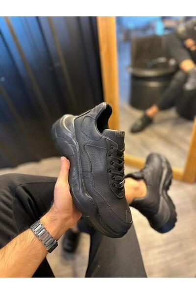 Knack Висока підошва щоденне взуття N75 чорне (чорна підошва)