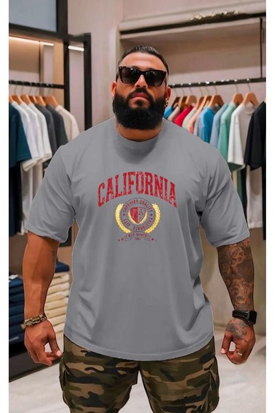 BENROMA PLUS Plus Size Unisex Printed T-Shirt
