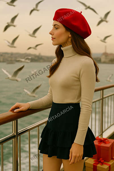 Ritagarcia French Painter Austrian Wool Felt Beret