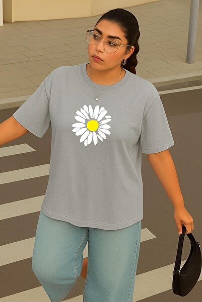 DM DOLCE MORE Plus Size Daisy Printed Unisex T-Shirt