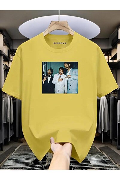 E-ROMA Müslüm Štampano Oversize kroj T-shirt