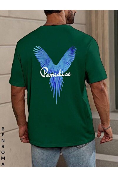 E-ROMA Overless Back Printed Unisek majica