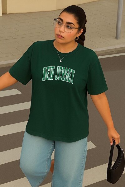 DM DOLCE MORE Plus Size New Jersey Printed Unisex T-Shirt