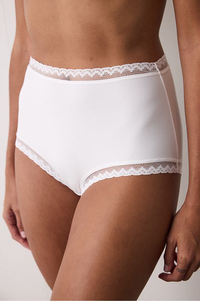 Penti Ecru Easy Trim Slip mit hoher Taille