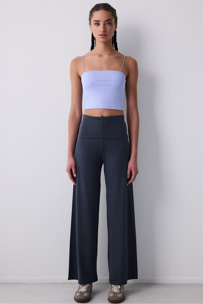 Penti Crop Smooth Light Blue Cupsecret Self-Pad Top