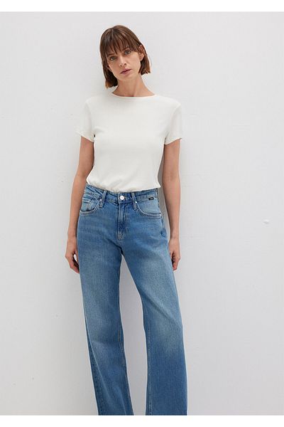 Mavi White Basic T-Shirt Slim Fit 1612904 -80194
