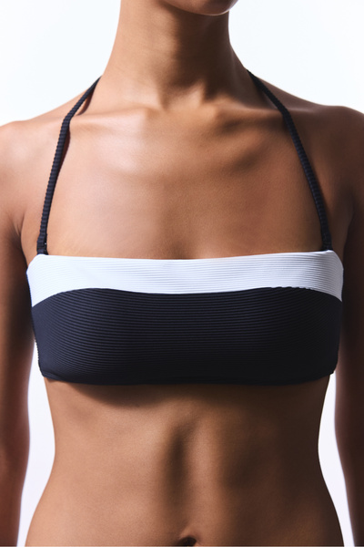 Penti Μαύρο μπικίνι Nova Strapless