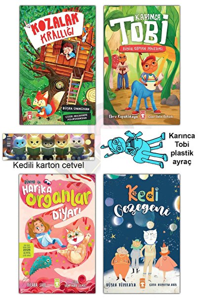 Timaş Çocuk Kozalak Krallığı Karınca Tobi Bünyo Kedi Gezegeni (7-8 Yaş) (2. 3...