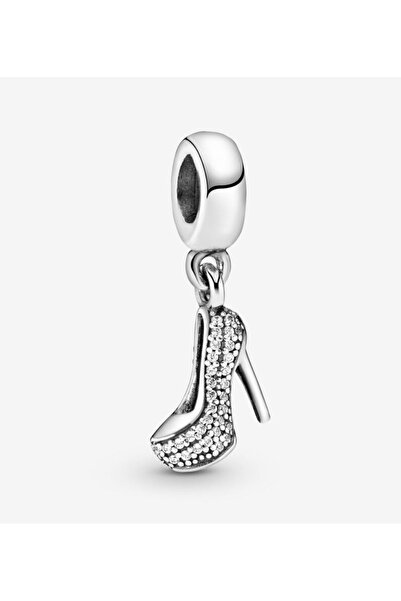 POSEİDONS JEWELLERY حذاء بافيه زركون ستون s925 من الفضة الإسترليني متدلي
