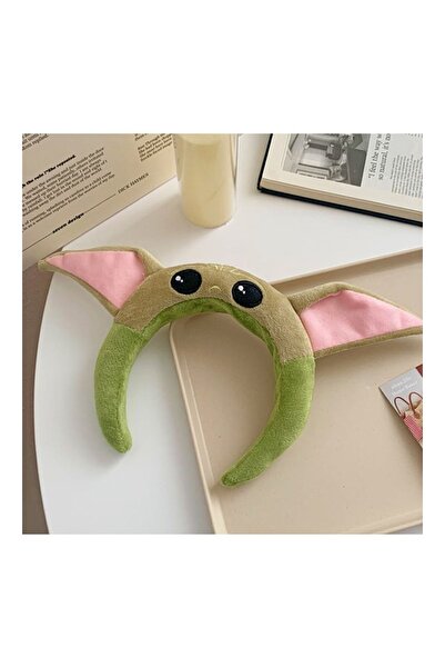 TOYFEST Μαλακό βελούδινο στέμμα Star Wars Mandalorian με τη φιγούρα του παιδιού Grogu Baby Yoda