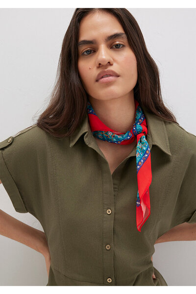 Mavi Gemustertes Bandana - 1912709 -82050 Modell