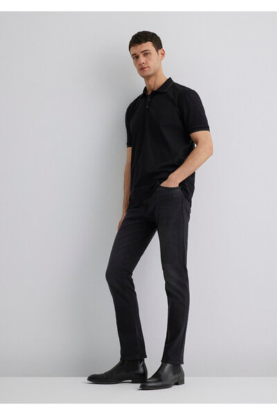 Mavi Marcus Black Dark Smoky Smoke Jean Trousers 0035187861