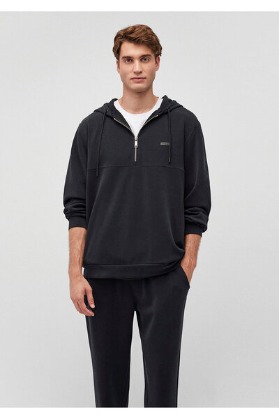 Mavi Hooded Anthracite Sweatshirt 0S10209-71379