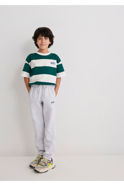 Mavi Logo Printed Gray Sweatpants 6010000-88467