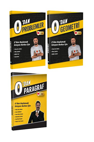 REHBER MATEMATİK YAYINLARI 0'dan Problemler 0'dan Geometri Ve 0'dan Paragraf