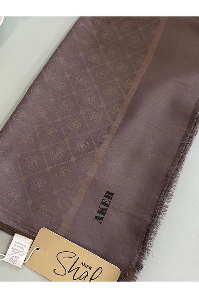 Aker Brown Cotton Cotton Shawl 931