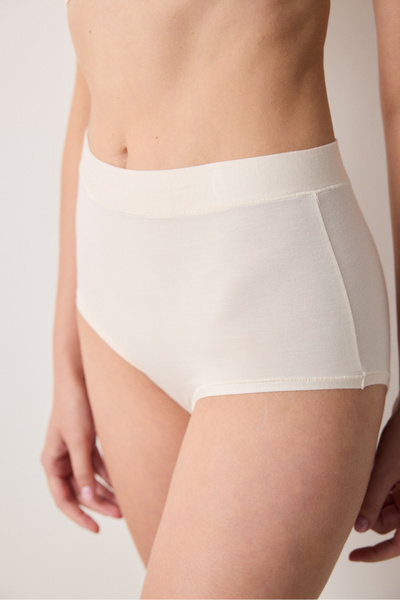 Penti Aging Collagen High Waist Ecru Slip Panties