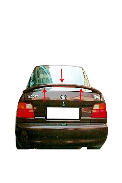 Genel Markalar Ford Escort Sedan Işıklı Spoyler Spoiler Boyasız