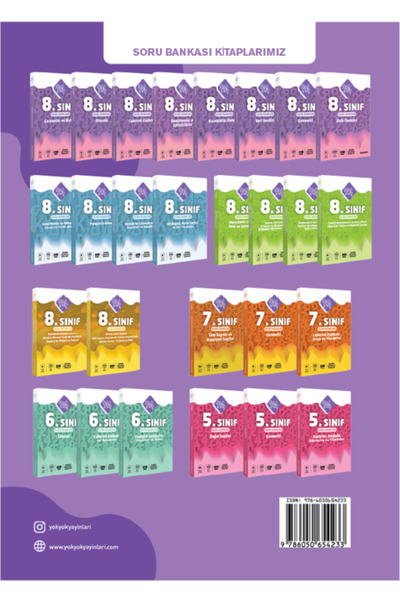 YOK YOK YAYINLARI 8. Sınıf Matematik Soru Bankası - LGS Matematik Soru Bankası - Köklü İfadeler Soruları