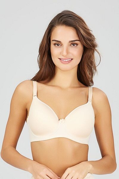 Kom Lidya Women's Sponge Seamless Underwire Gathering Bra