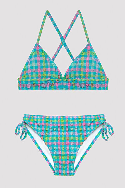 Penti Teen Girl Nancy Triunghi Triunghi Set Bikini Multicolor