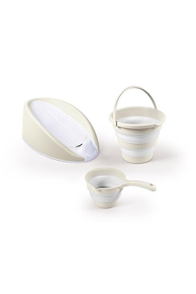 Dolu Nuve 3’lü Bebek Banyo Seti - Yumuşak Gövdeli Bebek Banyo Desteği, Katlan...