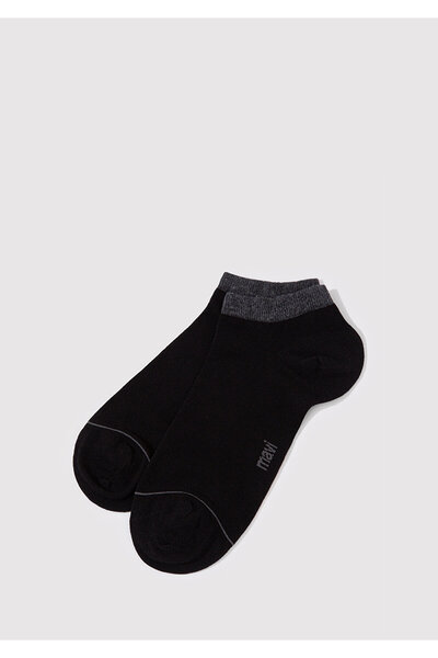 Mavi 2 Pack Gray Black Booties Socks 090273-15903