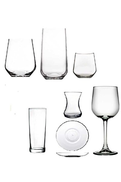 Paşabahçe Cam Allegra Su Bardağı Seti Takımı 42 Par Fma05151 Fma318854 Fma07174 Fma06031 Fma04351 Fma02286 563